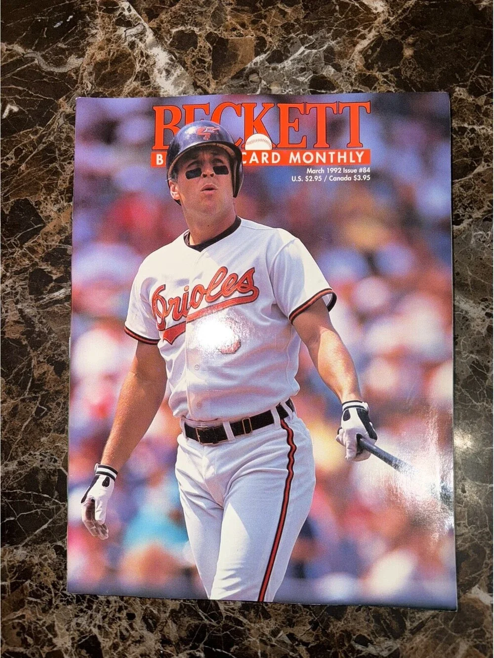 Beckett Baseball Card Monthly Issue #84 March 1992 Cal Ripken Jr Cover Phil Plan